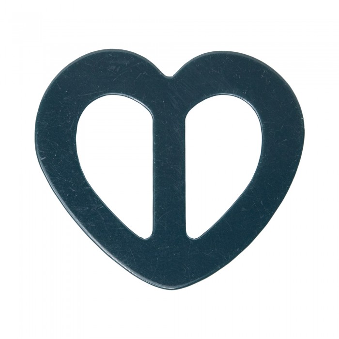 Fivela poliéster coração